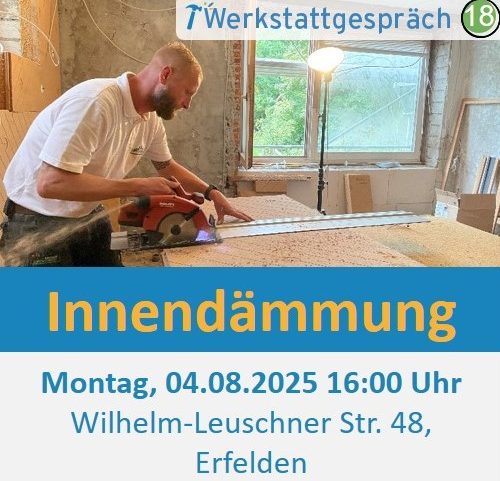 Karte mit Sanierungsgebieten für Crumstadt, Goddelau und Leeheim, Veranstaltungshinweis.