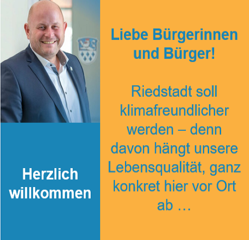 Grußwort des Bürgermeisters Marcus Kretschmann
